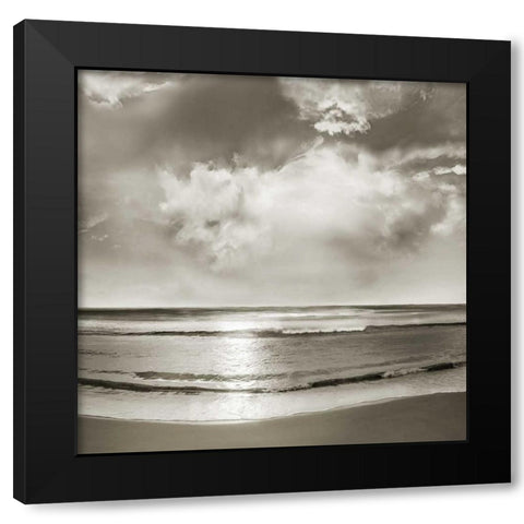 Infinity Black Modern Wood Framed Art Print with Double Matting by Calascibetta, Mike