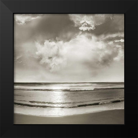 Infinity Black Modern Wood Framed Art Print by Calascibetta, Mike