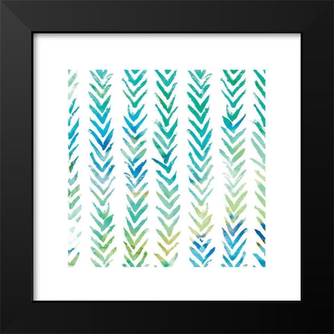 Amalfi Breeze IV Black Modern Wood Framed Art Print by Robinson, Carol