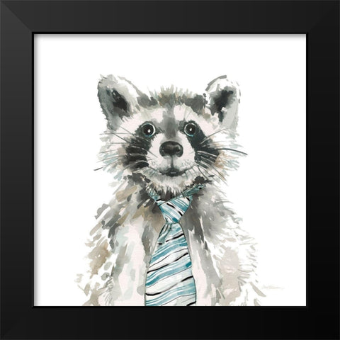 Cute Critter Black Modern Wood Framed Art Print by Robinson, Carol