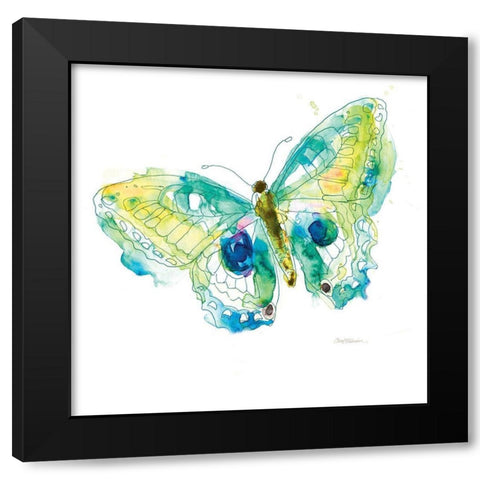 Sketchbook Black Modern Wood Framed Art Print by Robinson, Carol