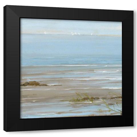 Afternoon On The Black Modern Wood Framed Art Print with Double Matting by Swatland, Sally