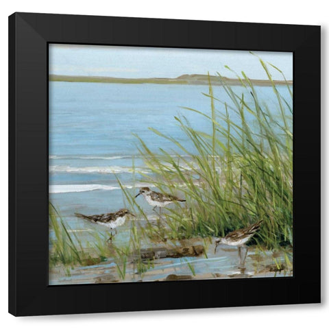 Afternoon On The Black Modern Wood Framed Art Print with Double Matting by Swatland, Sally