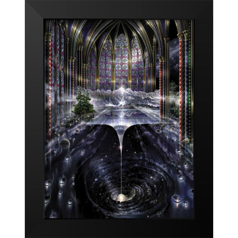 Genesis I Black Modern Wood Framed Art Print by Stephens Jr., John H.