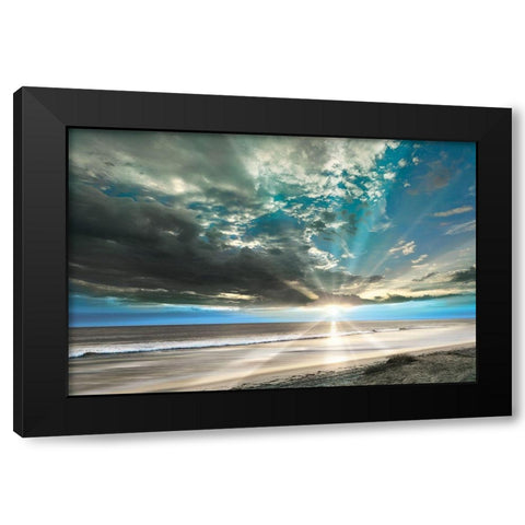 Pacific Coast Black Modern Wood Framed Art Print by Delimont, Danita