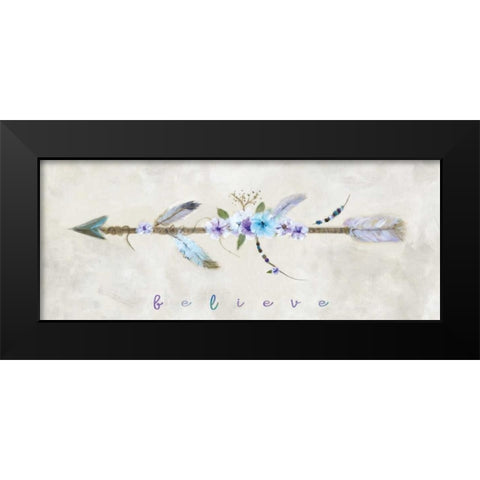 Boho Arrow I Black Modern Wood Framed Art Print by Dunlap, Marilyn