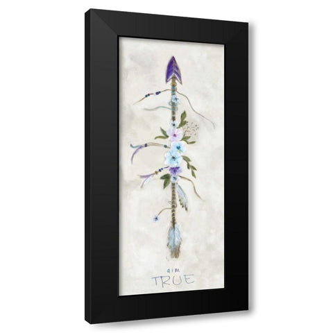 Boho Arrow II Black Modern Wood Framed Art Print by Dunlap, Marilyn