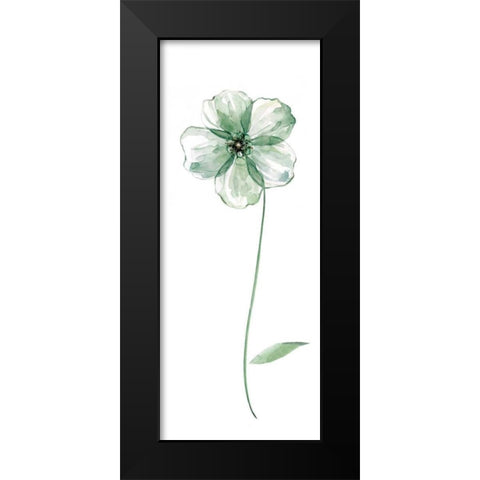 Sage Flower II Black Modern Wood Framed Art Print by Robinson, Carol