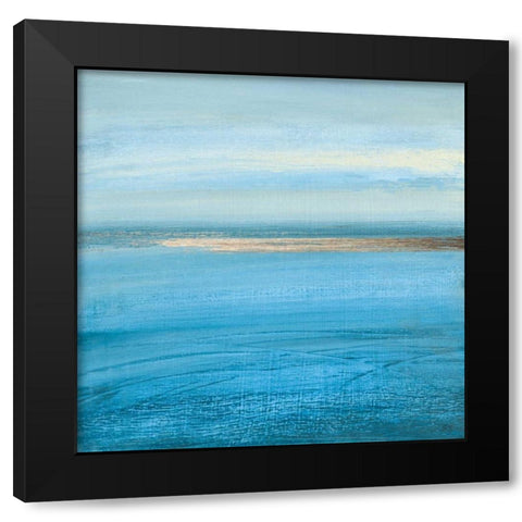 Ocean Currents I Black Modern Wood Framed Art Print by Jill, Susan