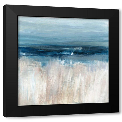 On The Severn II Black Modern Wood Framed Art Print with Double Matting by Jill, Susan