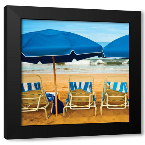 Bright Beach III Black Modern Wood Framed Art Print by Delimont, Danita