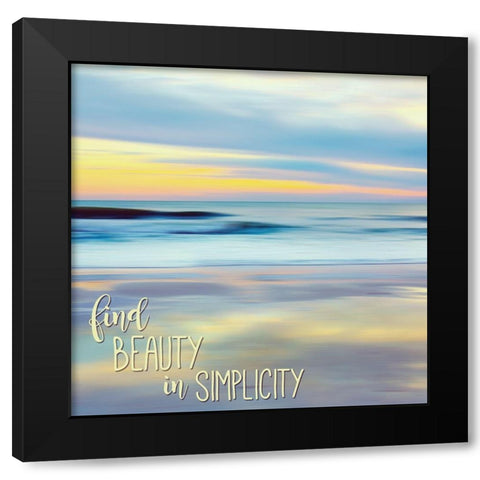 Find Beauty Black Modern Wood Framed Art Print by Friel, Bernard