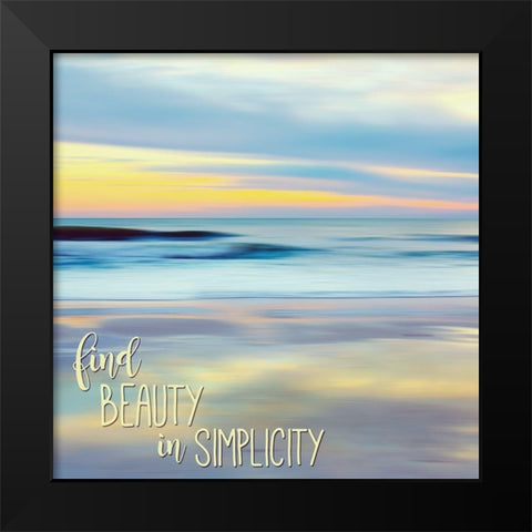 Find Beauty Black Modern Wood Framed Art Print by Friel, Bernard