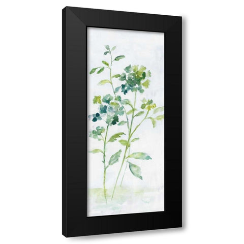 Meadow Silhouette I Black Modern Wood Framed Art Print by Nan