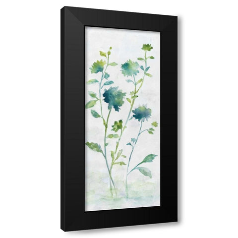 Meadow Silhouette II Black Modern Wood Framed Art Print with Double Matting by Nan