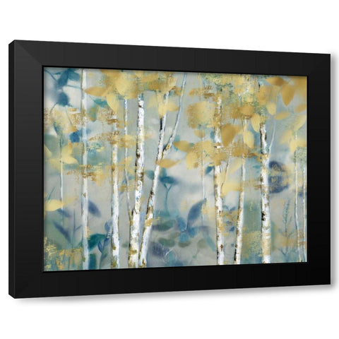 Gilded Forest I Black Modern Wood Framed Art Print by Nan