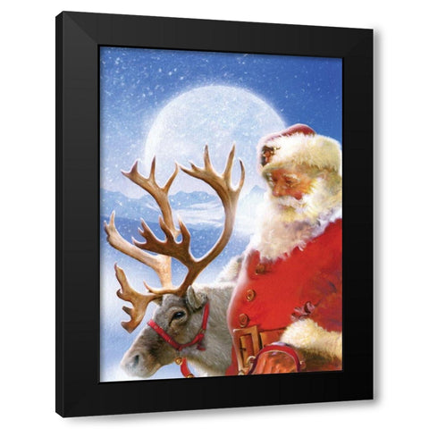 Harnessing Up Black Modern Wood Framed Art Print with Double Matting by Mendez, Simon