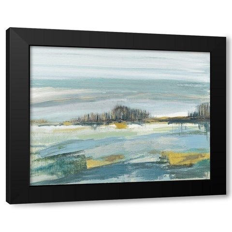 Lewbeach Vista Black Modern Wood Framed Art Print by Jill, Susan