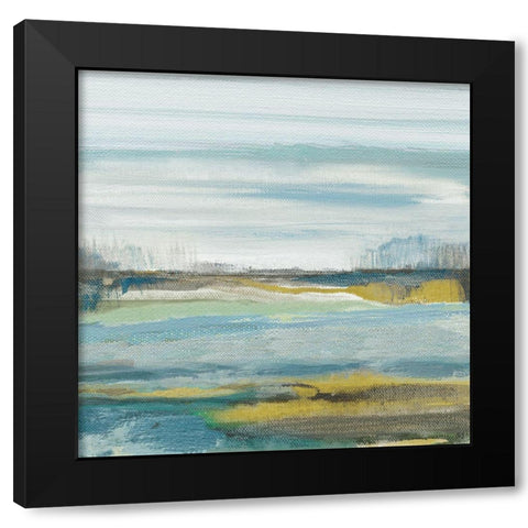Lewbeach II Black Modern Wood Framed Art Print with Double Matting by Jill, Susan