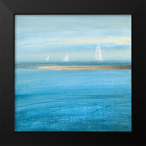 Waiting On The Wind I Black Modern Wood Framed Art Print by Jill, Susan