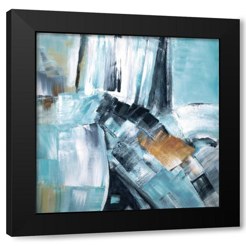 River Dance I Black Modern Wood Framed Art Print with Double Matting by Shapiro, Judith