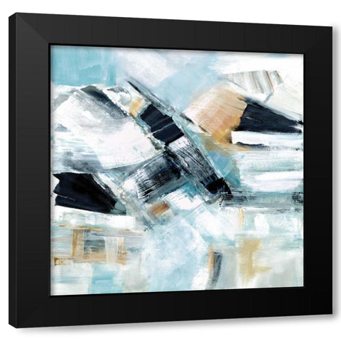 River Dance II Black Modern Wood Framed Art Print by Shapiro, Judith