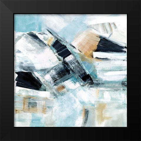River Dance II Black Modern Wood Framed Art Print by Shapiro, Judith