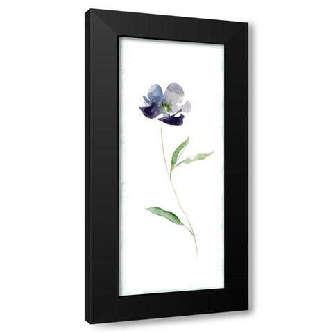 Plum Garden I Black Modern Wood Framed Art Print with Double Matting by Robinson, Carol