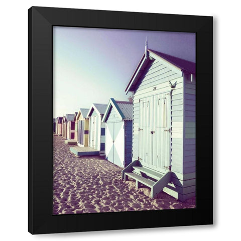 Lee- Beach Black Modern Wood Framed Art Print by Delimont, Danita