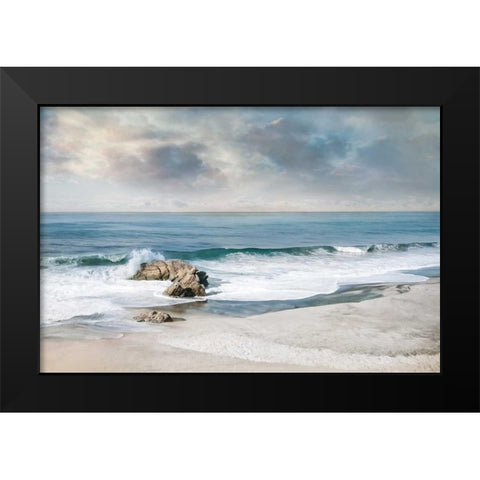 A Forever Black Modern Wood Framed Art Print by Calascibetta, Mike