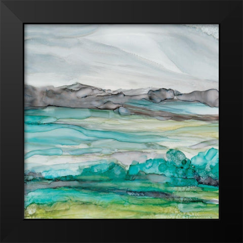 Sea of Marble I Black Modern Wood Framed Art Print by Robinson, Carol