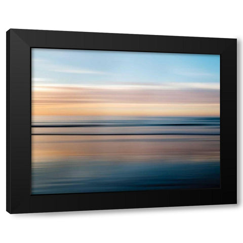 La Jolla Waves Black Modern Wood Framed Art Print with Double Matting by Delimont, Danita