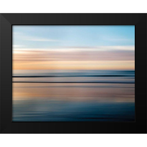 La Jolla Waves Black Modern Wood Framed Art Print by Delimont, Danita