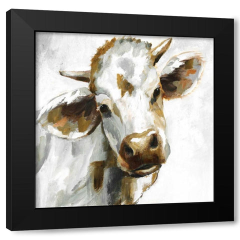 Dairy Dandy Black Modern Wood Framed Art Print with Double Matting by Nan