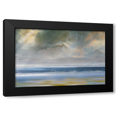 Reflection of Black Modern Wood Framed Art Print with Double Matting by Calascibetta, Mike
