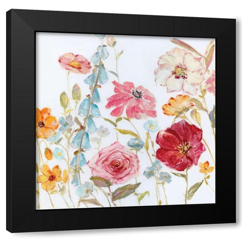 Spring Fever I Black Modern Wood Framed Art Print with Double Matting by Swatland, Sally