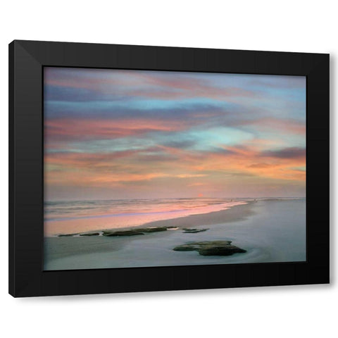 Sunset at Black Modern Wood Framed Art Print by Delimont, Danita