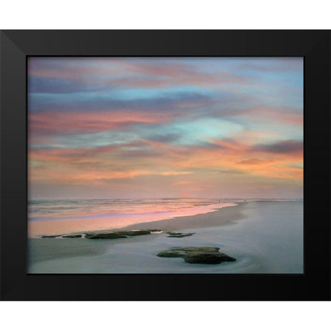 Sunset at Black Modern Wood Framed Art Print by Delimont, Danita