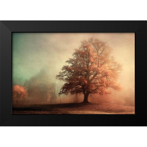 Standing Proud Black Modern Wood Framed Art Print by Van de Goor, Lars