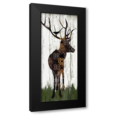 Country Boho I Black Modern Wood Framed Art Print by Knutsen, Conrad