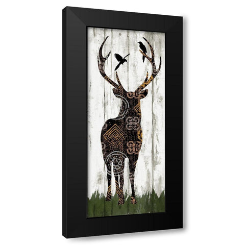 Country Boho II Black Modern Wood Framed Art Print by Knutsen, Conrad