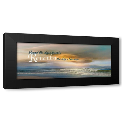 Remember Black Modern Wood Framed Art Print by Calascibetta, Mike