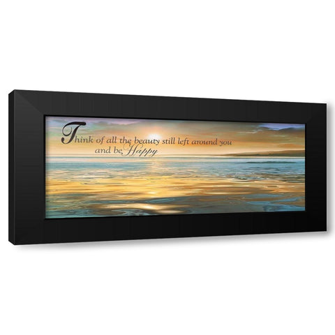 All The Beauty Black Modern Wood Framed Art Print with Double Matting by Calascibetta, Mike