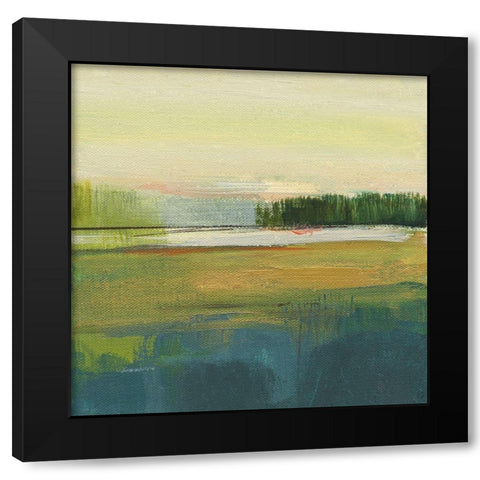 Way to Woodstock II Black Modern Wood Framed Art Print by Jill, Susan