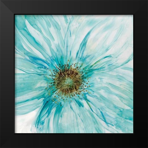 Bold Blue I Black Modern Wood Framed Art Print by Robinson, Carol