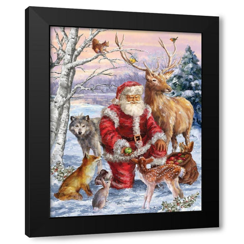 Winter Break Black Modern Wood Framed Art Print by Corti, Marcello