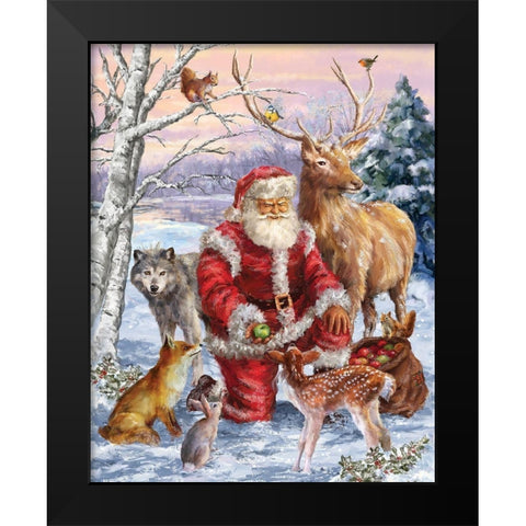 Winter Break Black Modern Wood Framed Art Print by Corti, Marcello