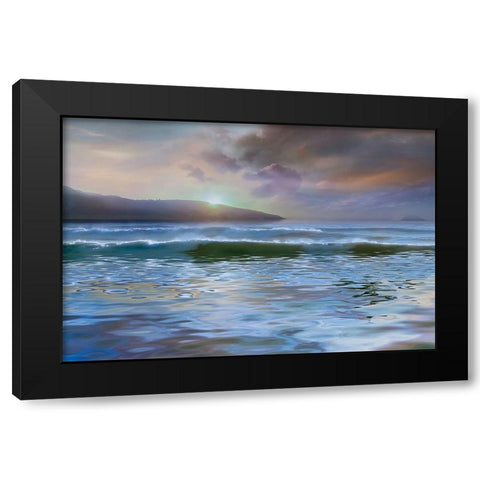 Western Light Black Modern Wood Framed Art Print by Calascibetta, Mike