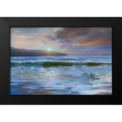 Western Light Black Modern Wood Framed Art Print by Calascibetta, Mike