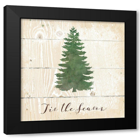 Tis the Season Black Modern Wood Framed Art Print by Robinson, Carol